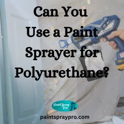 Can You Use a Paint Sprayer for Polyurethane?